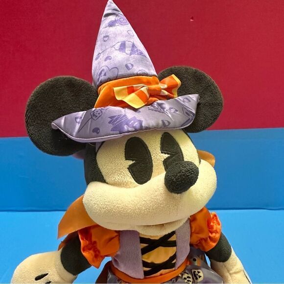 Disney Store Halloween Minnie Mouse Witch plush doll - Picture 5 of 11